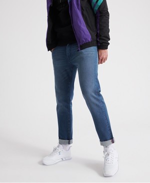 Superdry Daman Straight Flex Férfi Farmer Világos Kék | BHKQS8643